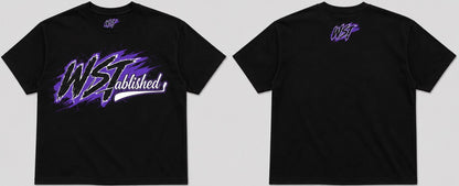 Brushstroke Tee – Black