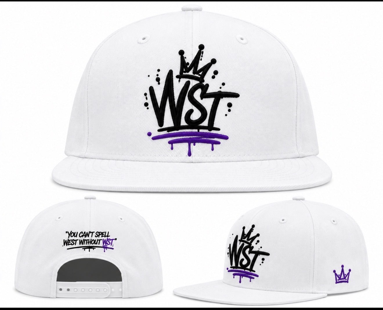 Graffiti Crown Hat